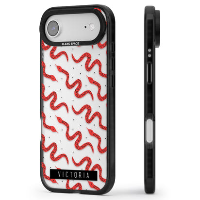 Personalised Red Snake Pattern