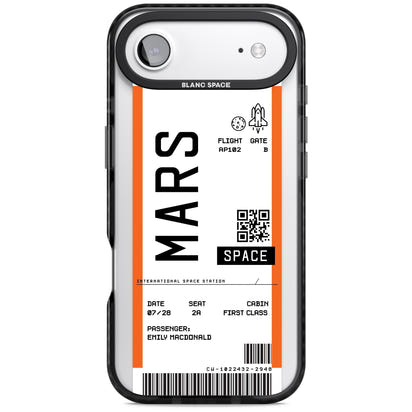 Personalised Mars Travel Ticket