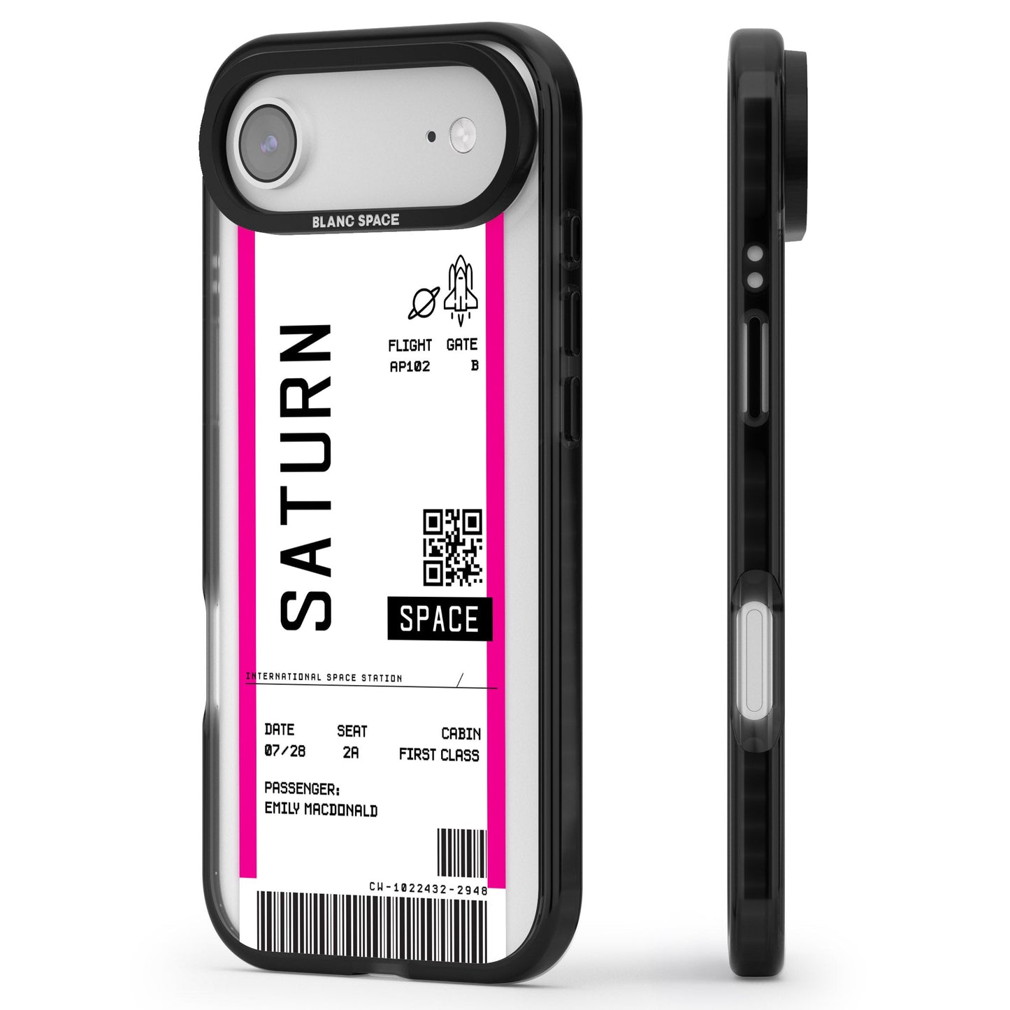 Personalised Saturn Travel Ticket