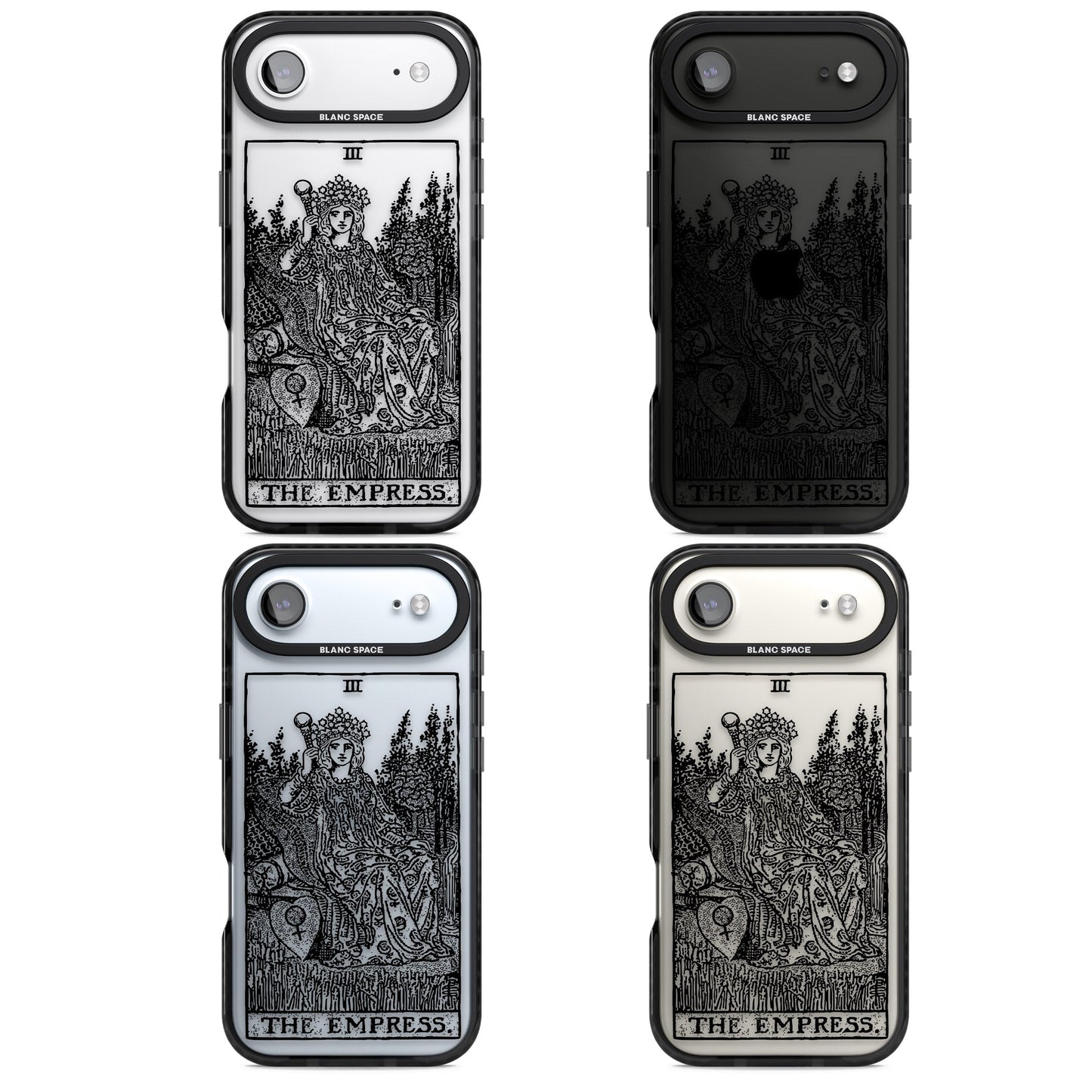 Personalisierte Tarotkarte „Die Kaiserin“ (Transparent)