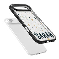 Personalised Terrazzo Blue, Pink, Brown