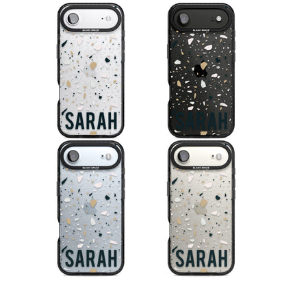 Personalised Terrazzo Blue, Pink, Brown