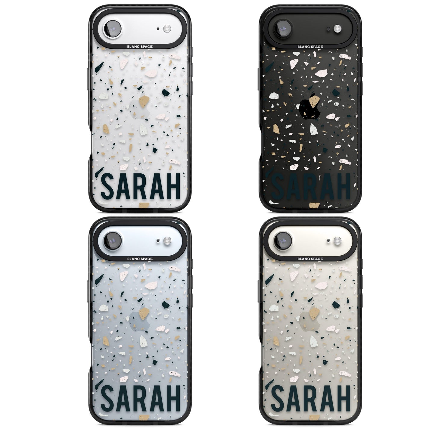 Personalised Terrazzo Blue, Pink, Brown