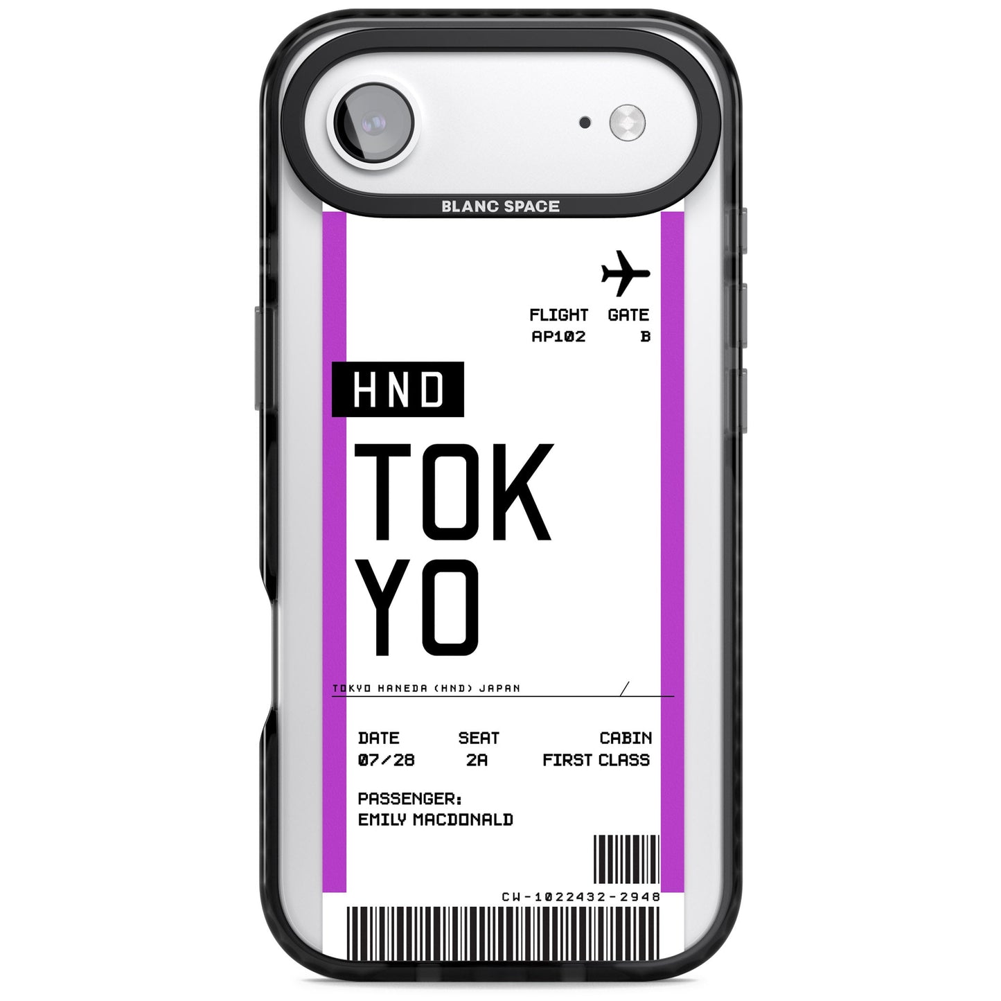 Personalised Tokyo Boarding Pass
