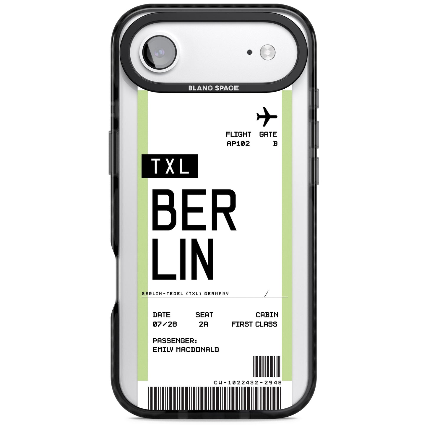 Personalised Berlin Boarding Pass
