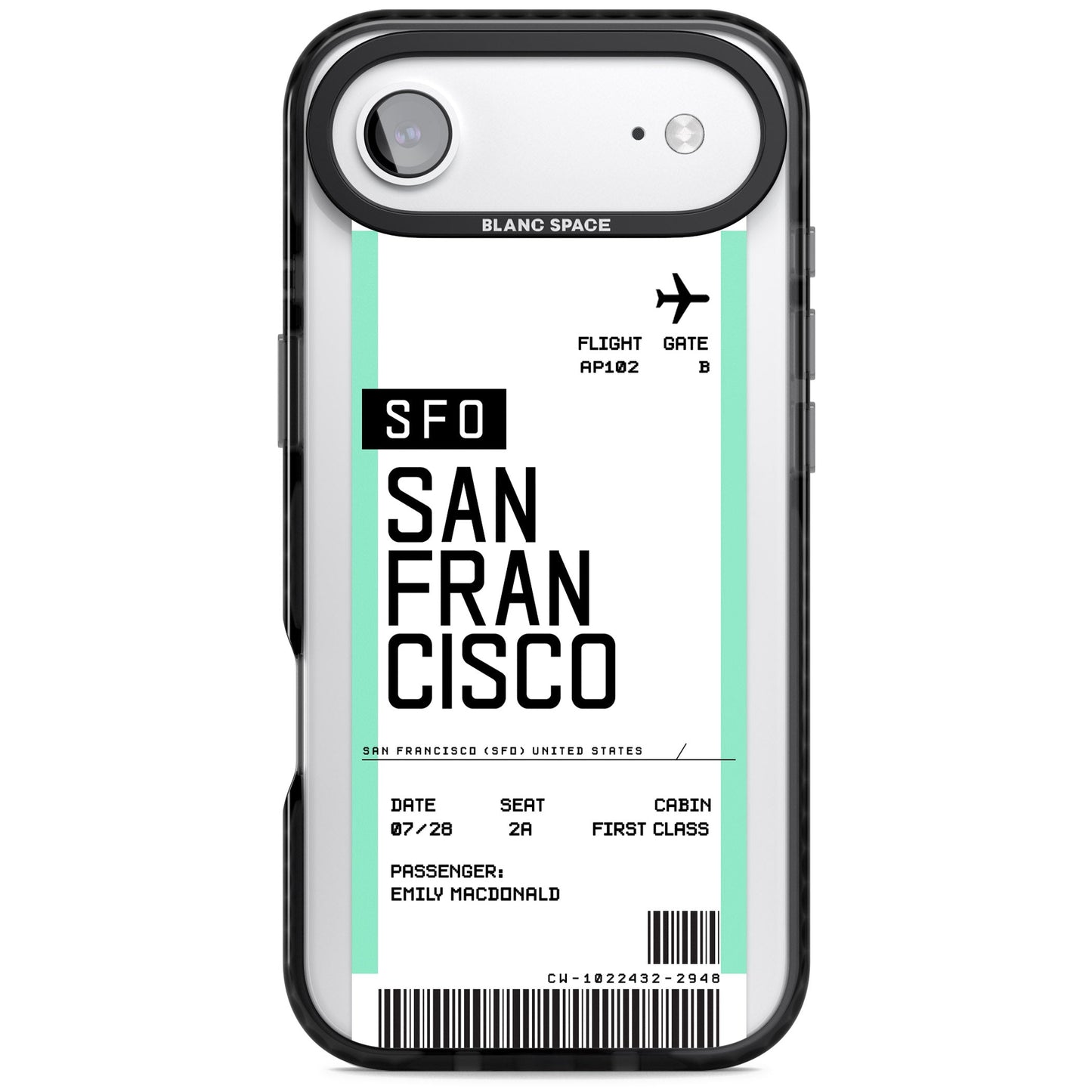 Personalised San Francisco Boarding Pass