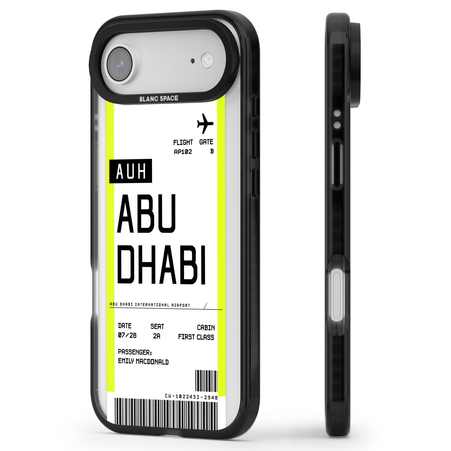 Personalised Abu Dhabi Boarding Pass