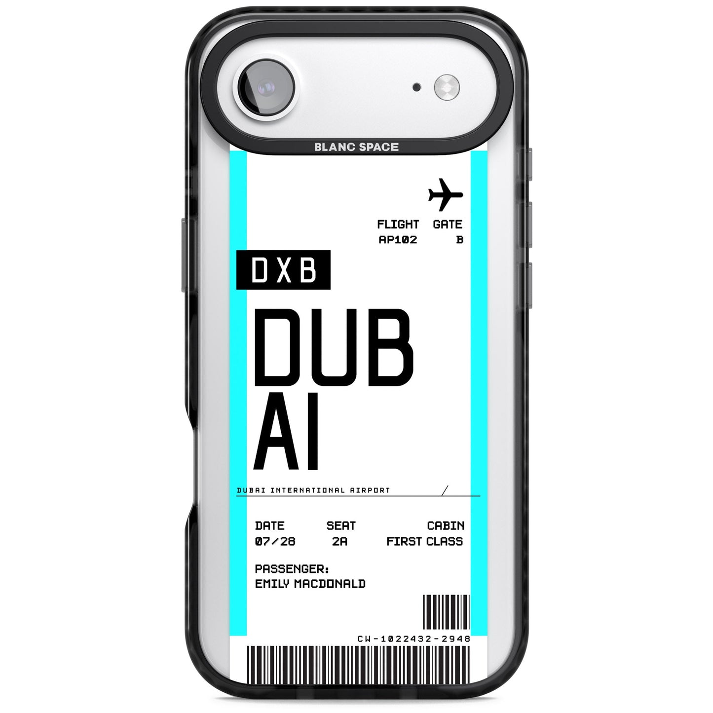 Personalised Dubai Boarding Pass