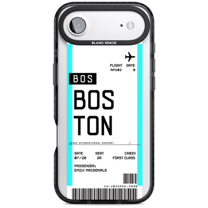 Personalised Boston Boarding Pass