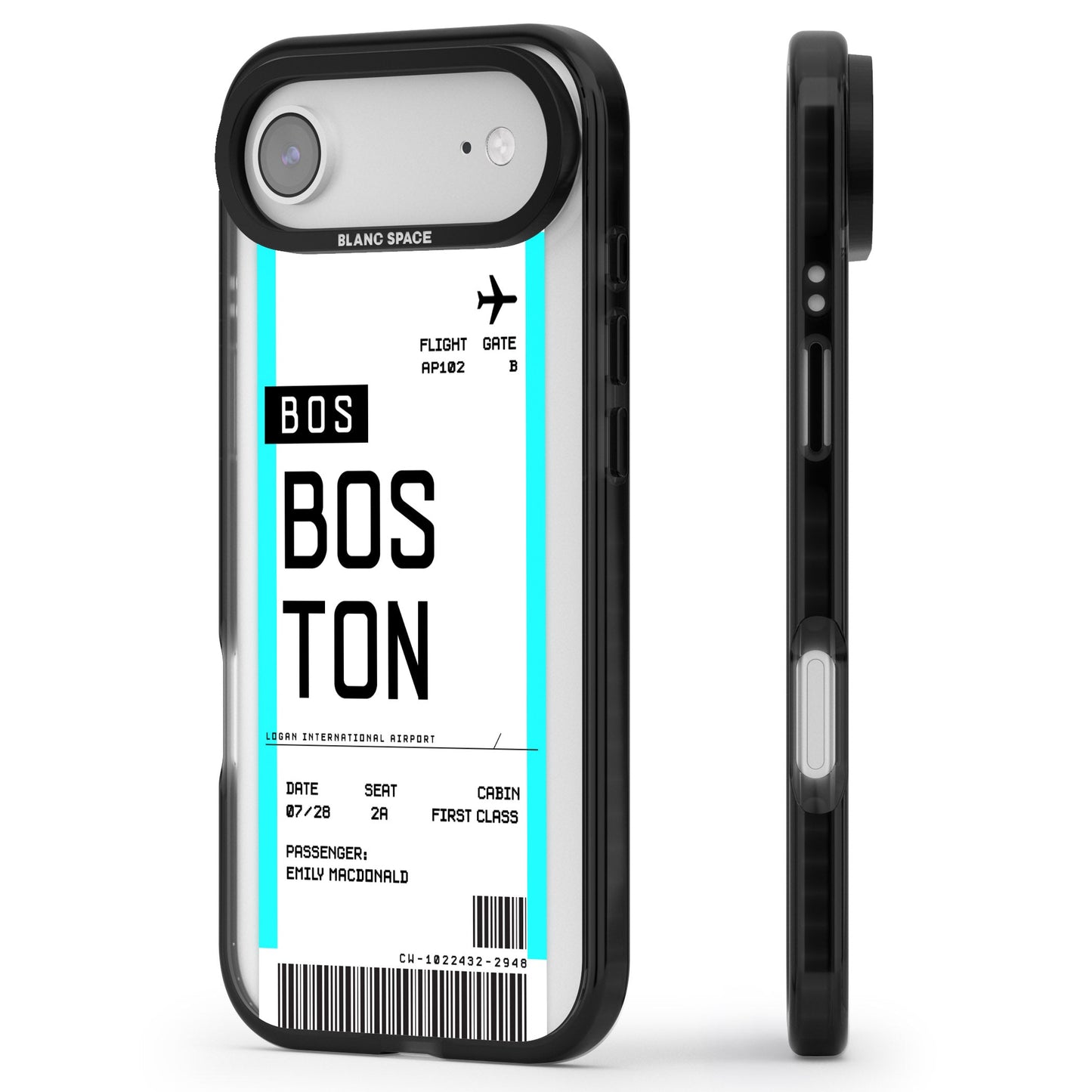 Personalised Boston Boarding Pass