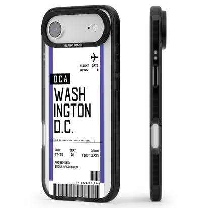 Personalised Washington D.C. Boarding Pass