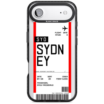 Personalised Sydney Boarding Pass