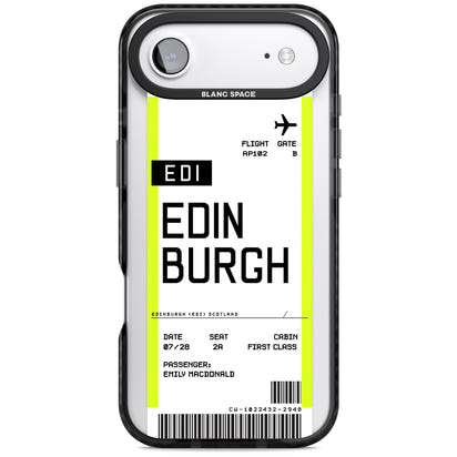Personalised Edinburgh Boarding Pass