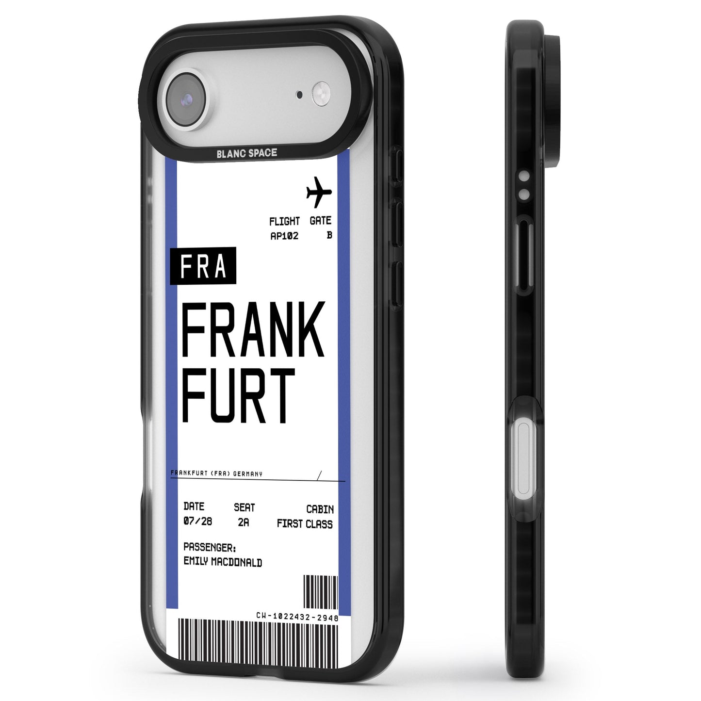 Personalised Frankfurt Boarding Pass