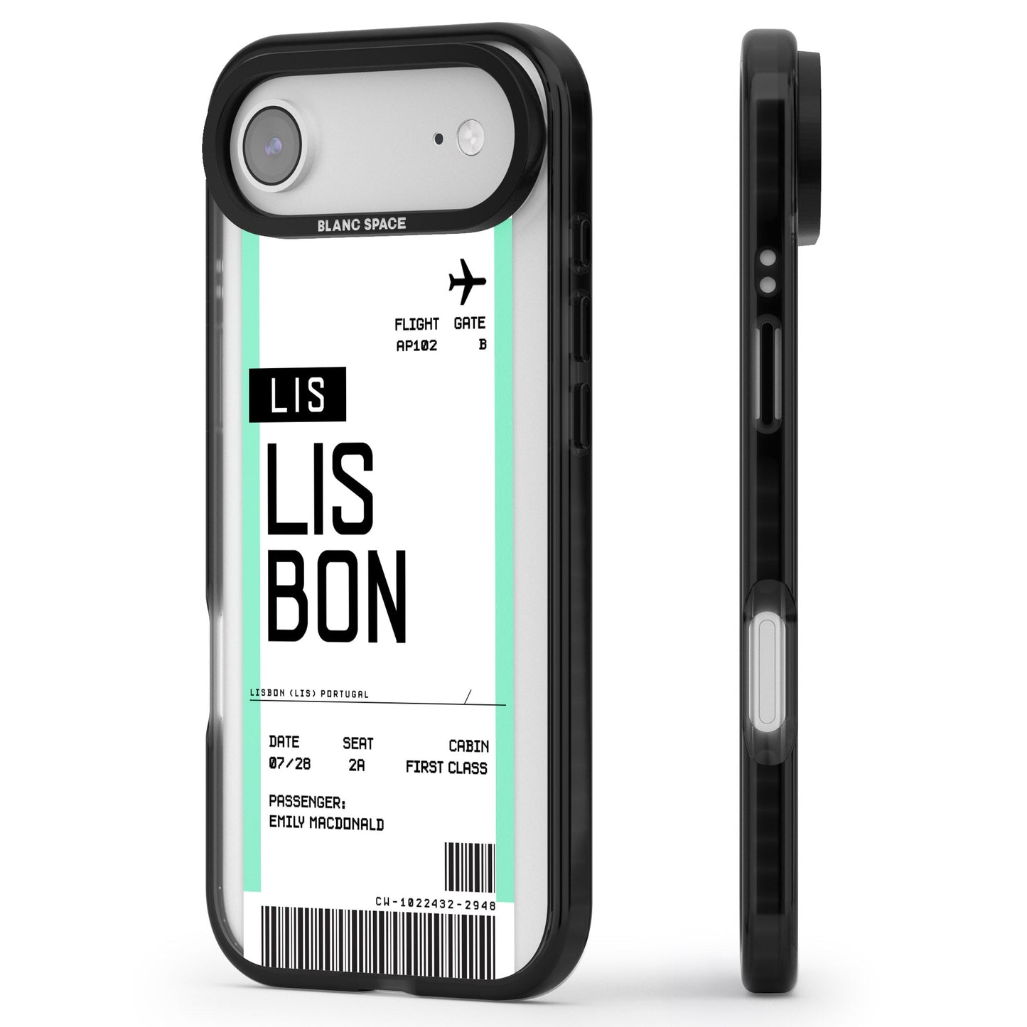 Personalised Lisbon Boarding Pass