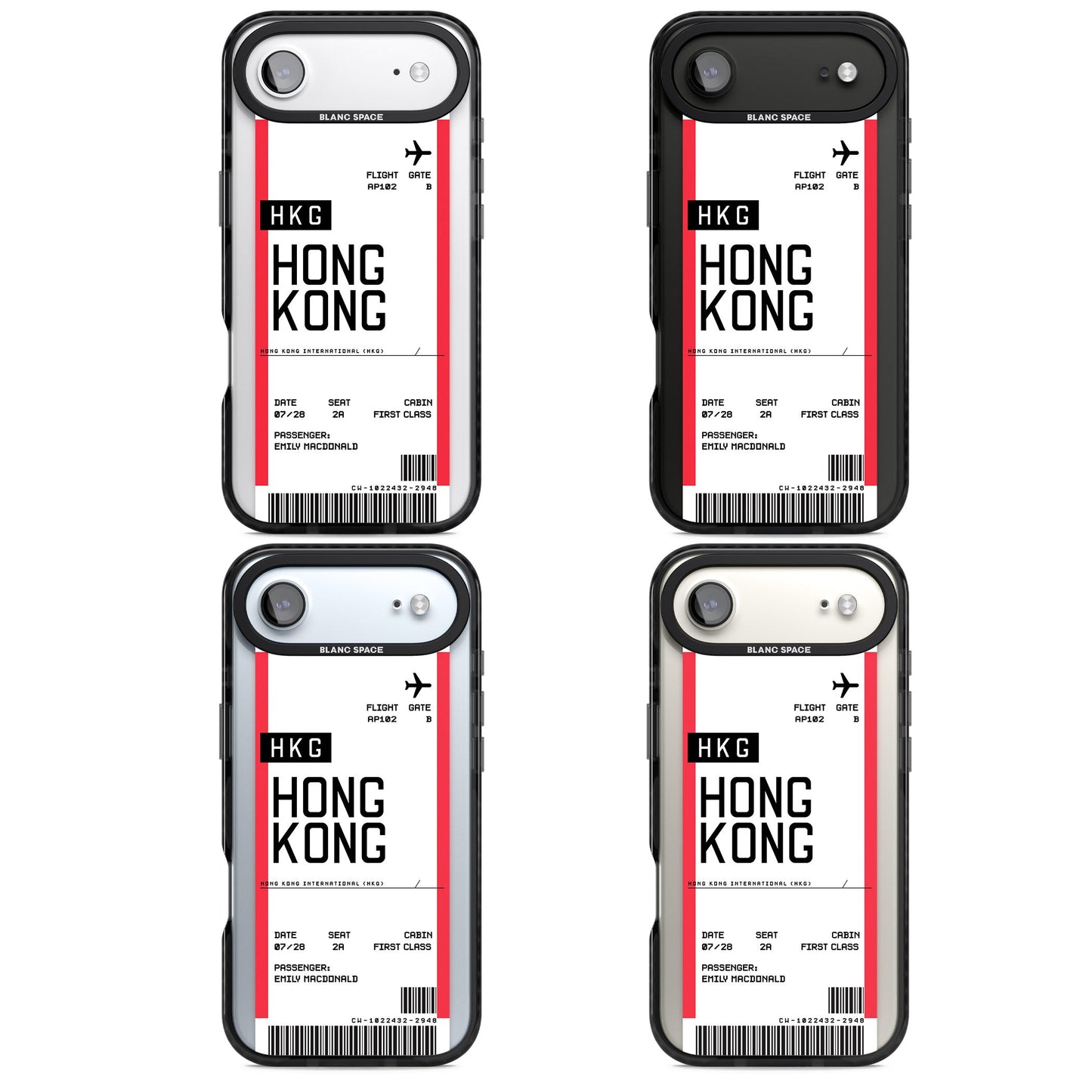 Personalised Hong Kong Boarding Pass