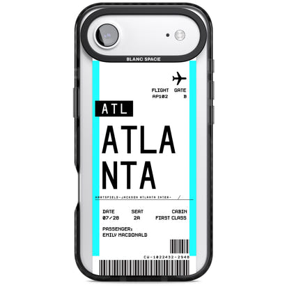 Personalisierte Atlanta-Bordkarte