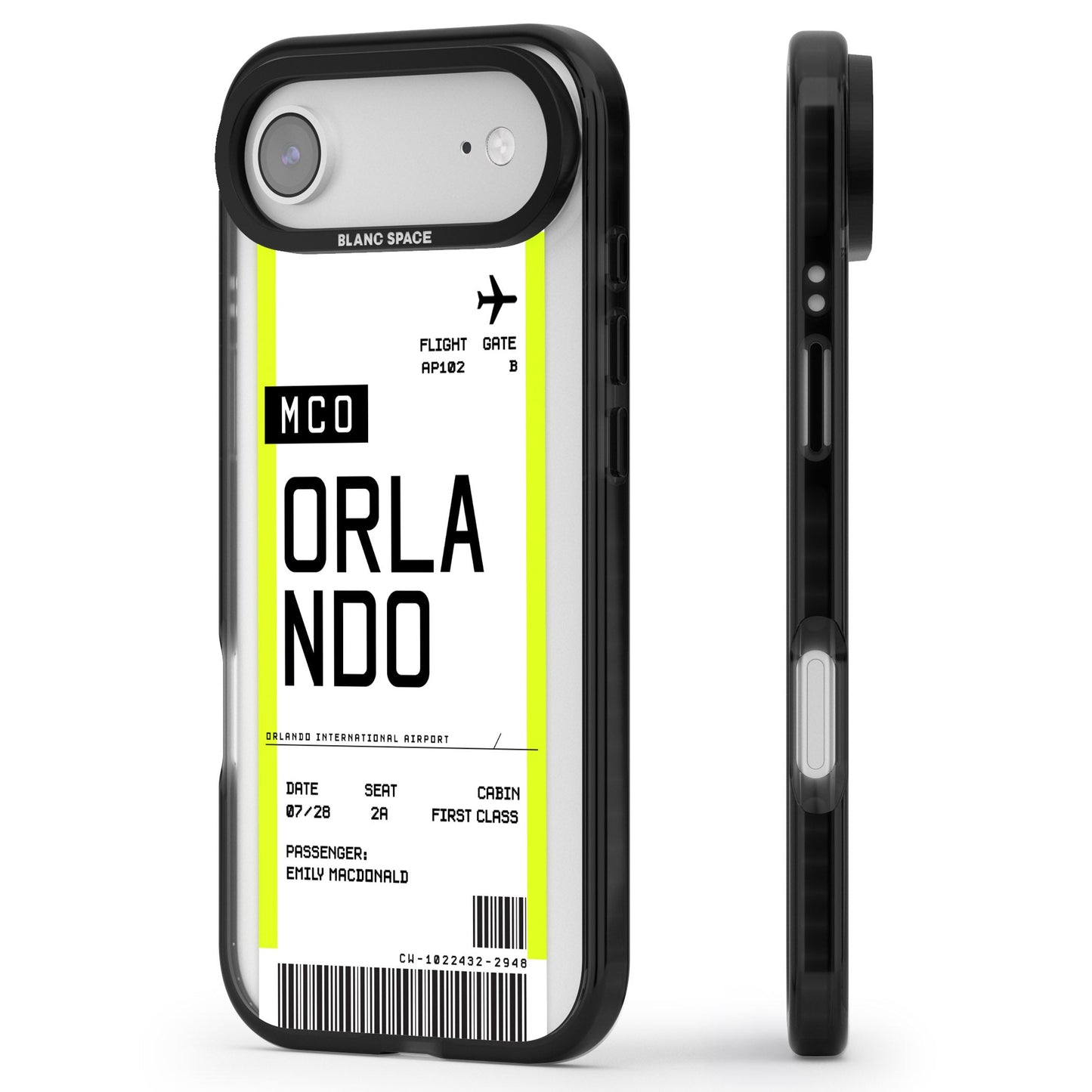Personalised Orlando Boarding Pass