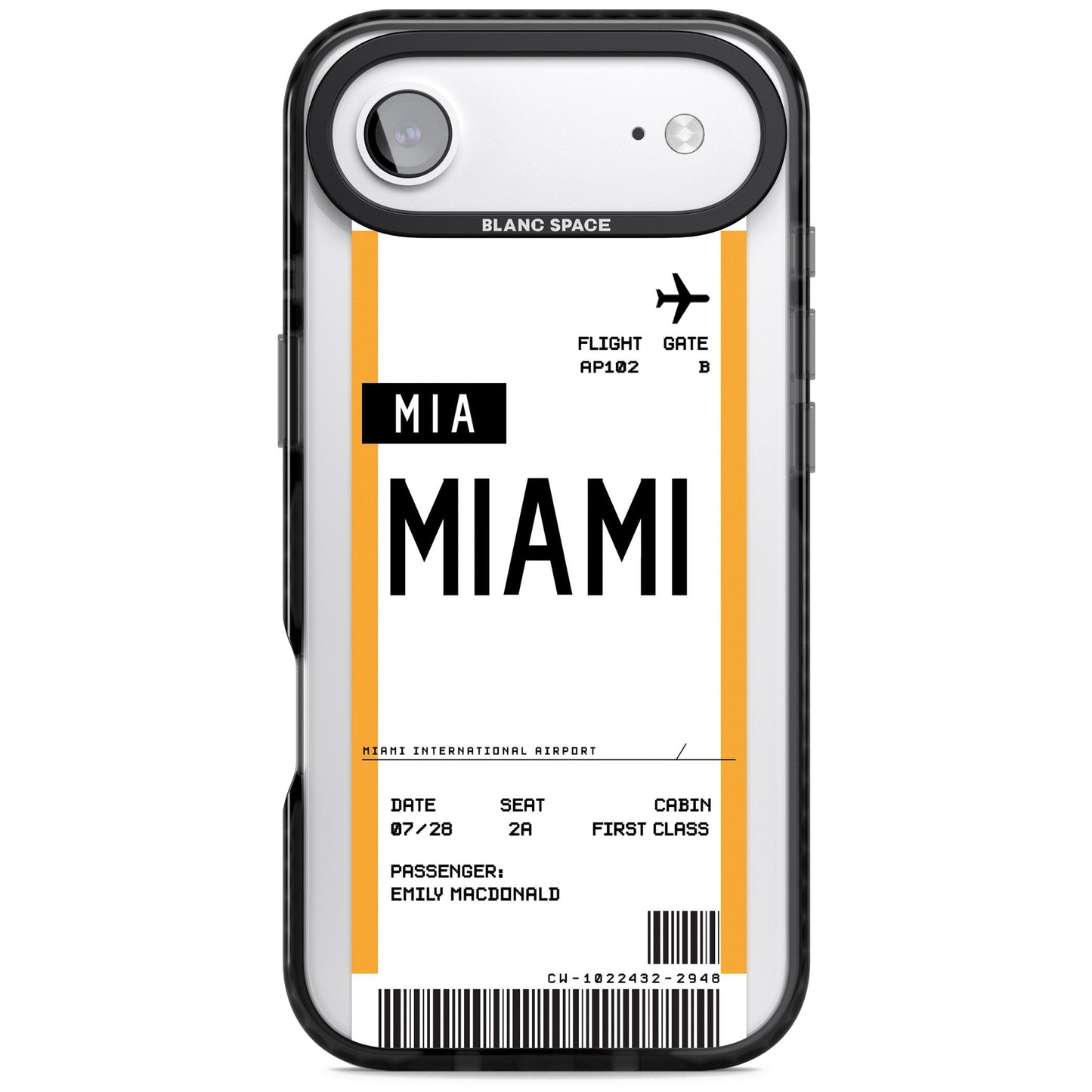 Personalised Miami Boarding Pass