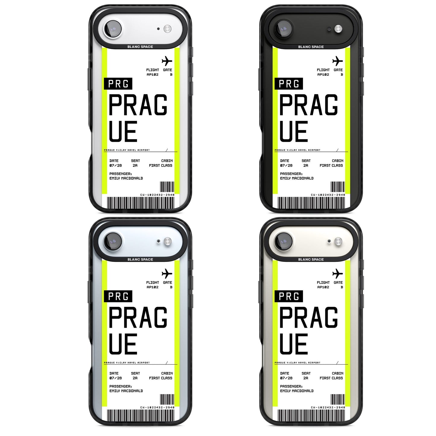 Personalised Prague Boarding Pass