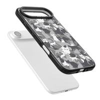 Dunkelgraue Katzentarnung