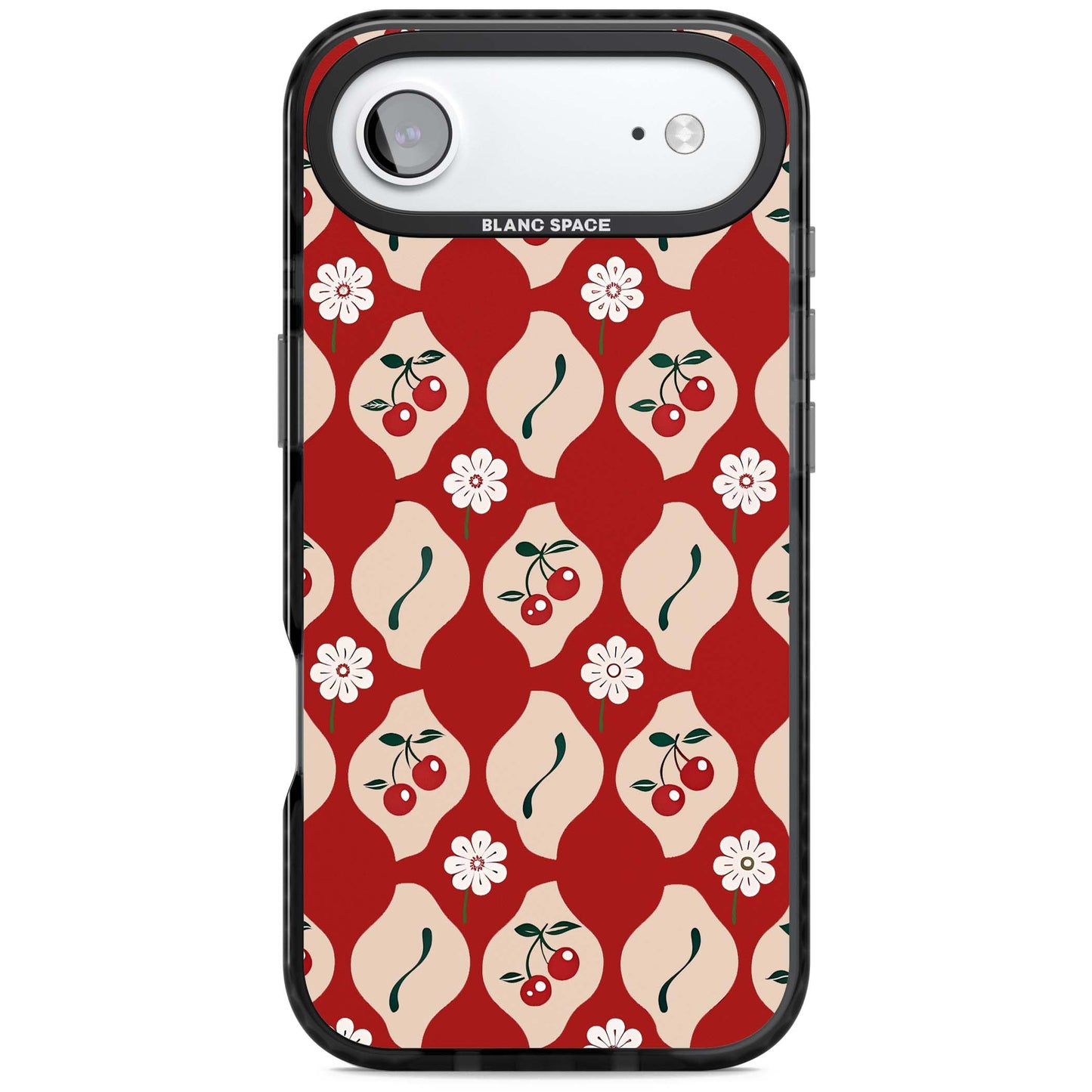 Vintage Cherry Diamond Pattern