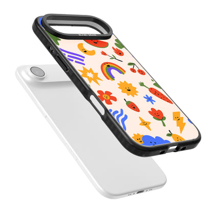 Verspielte Kawaii-Symbole