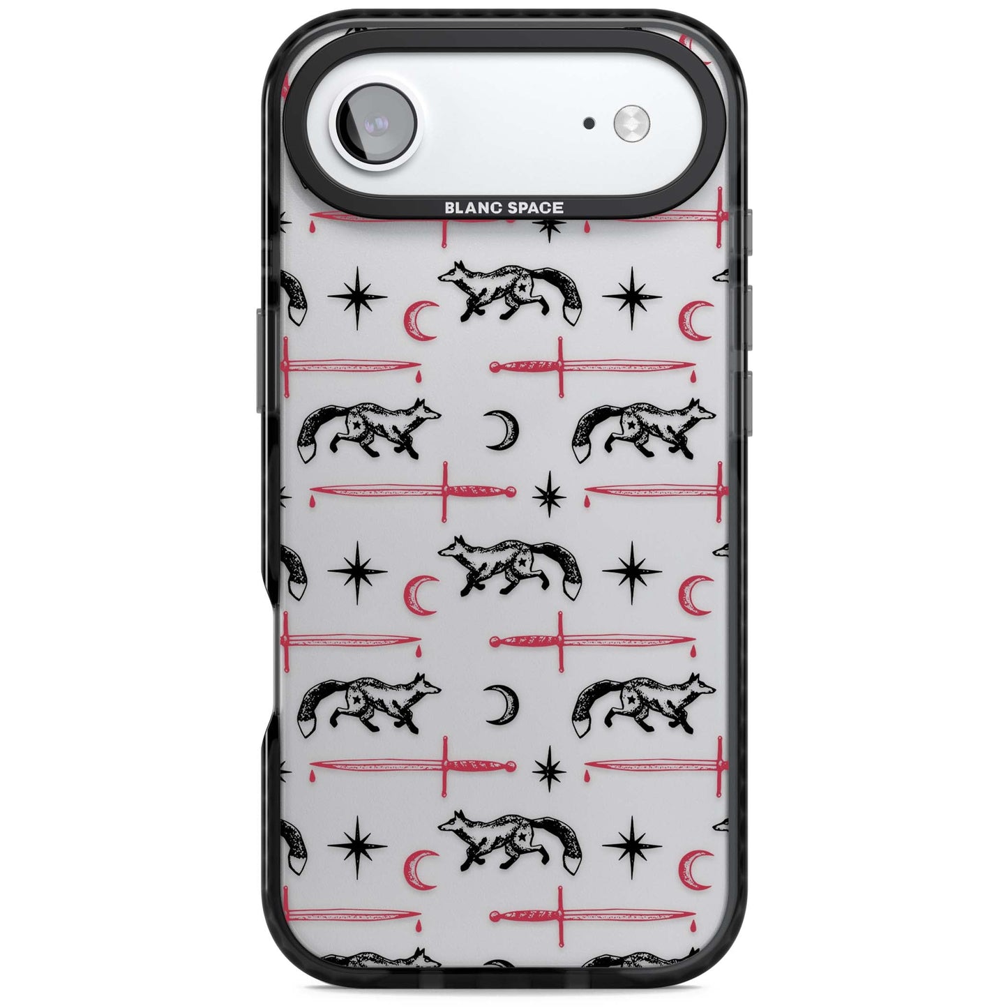 Motif renard et lame