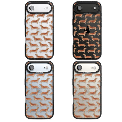 Dachshund Watercolor Dog Pattern