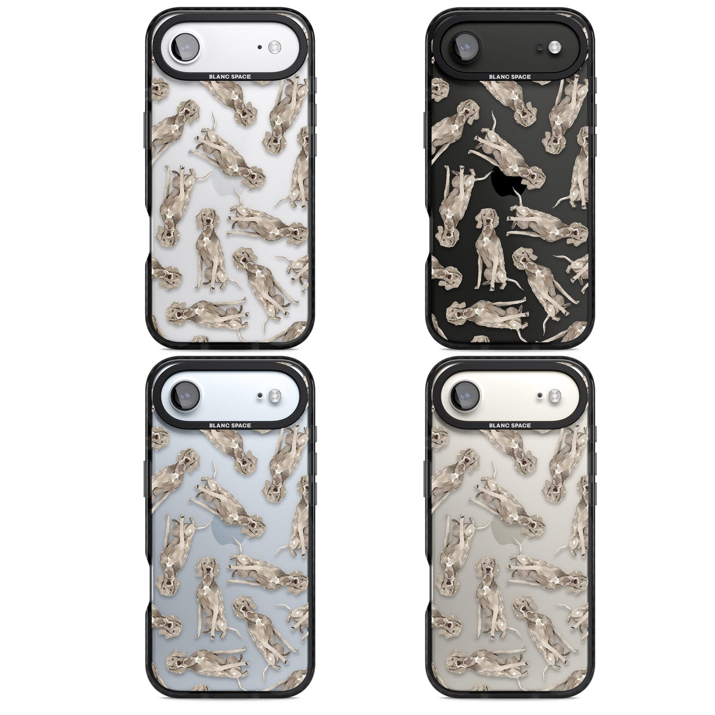 Weimaraner Watercolor Dog