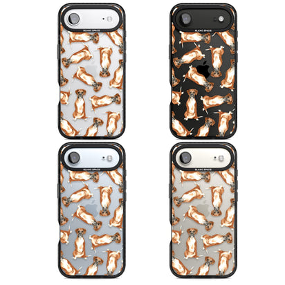 Boxer-Aquarell-Hundemuster