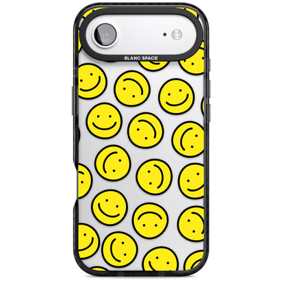 Motif de visage souriant