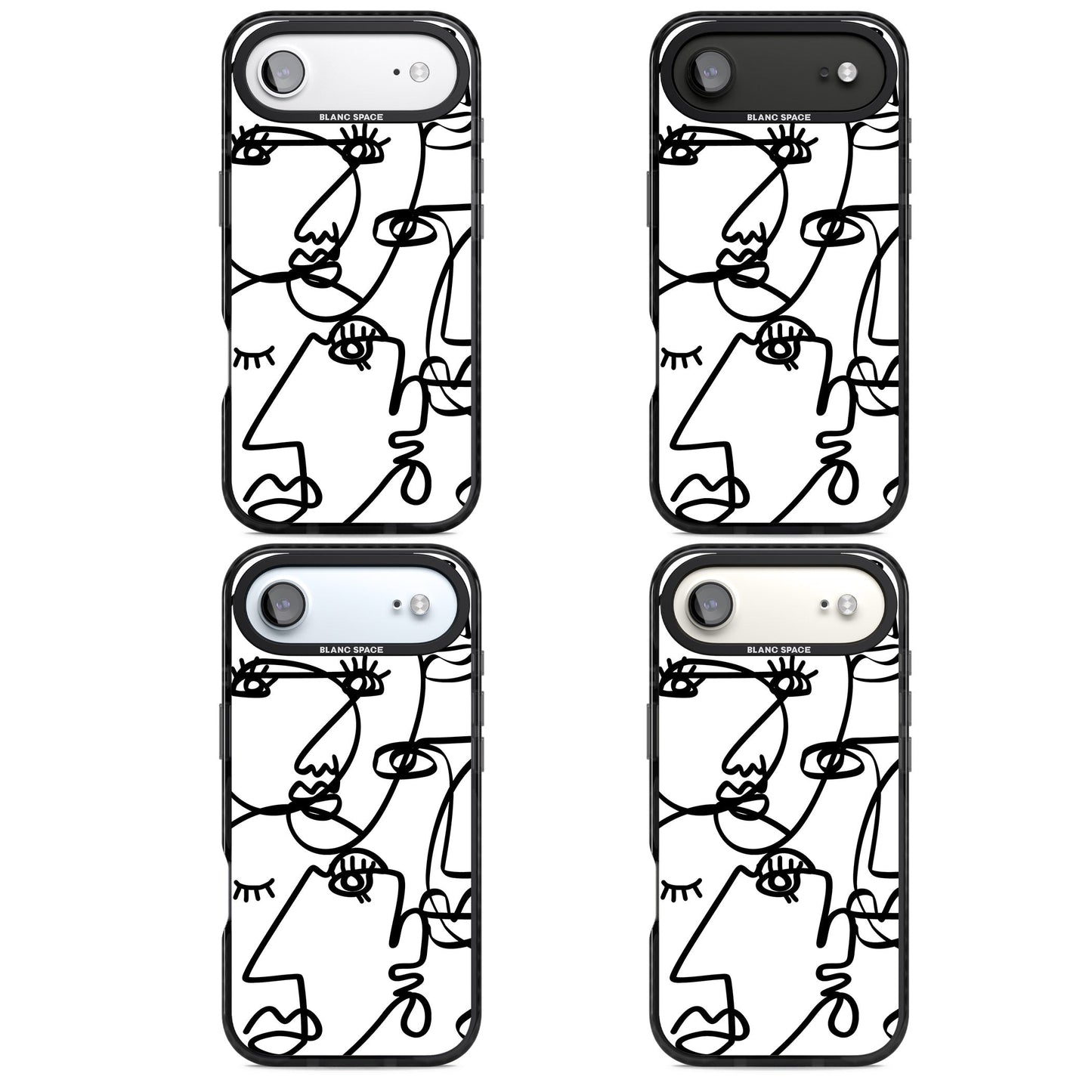 Art abstrait en noir et blanc