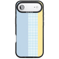 Abstract Grid Blue & Yellow