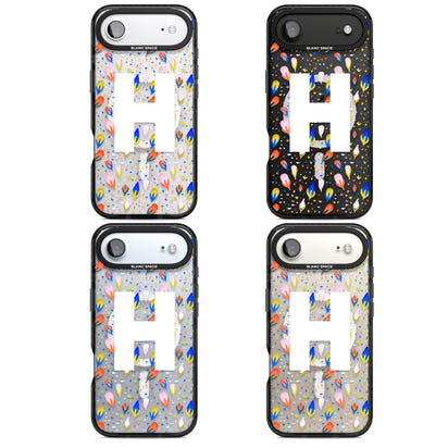 Personalised Abstract Floral Initial