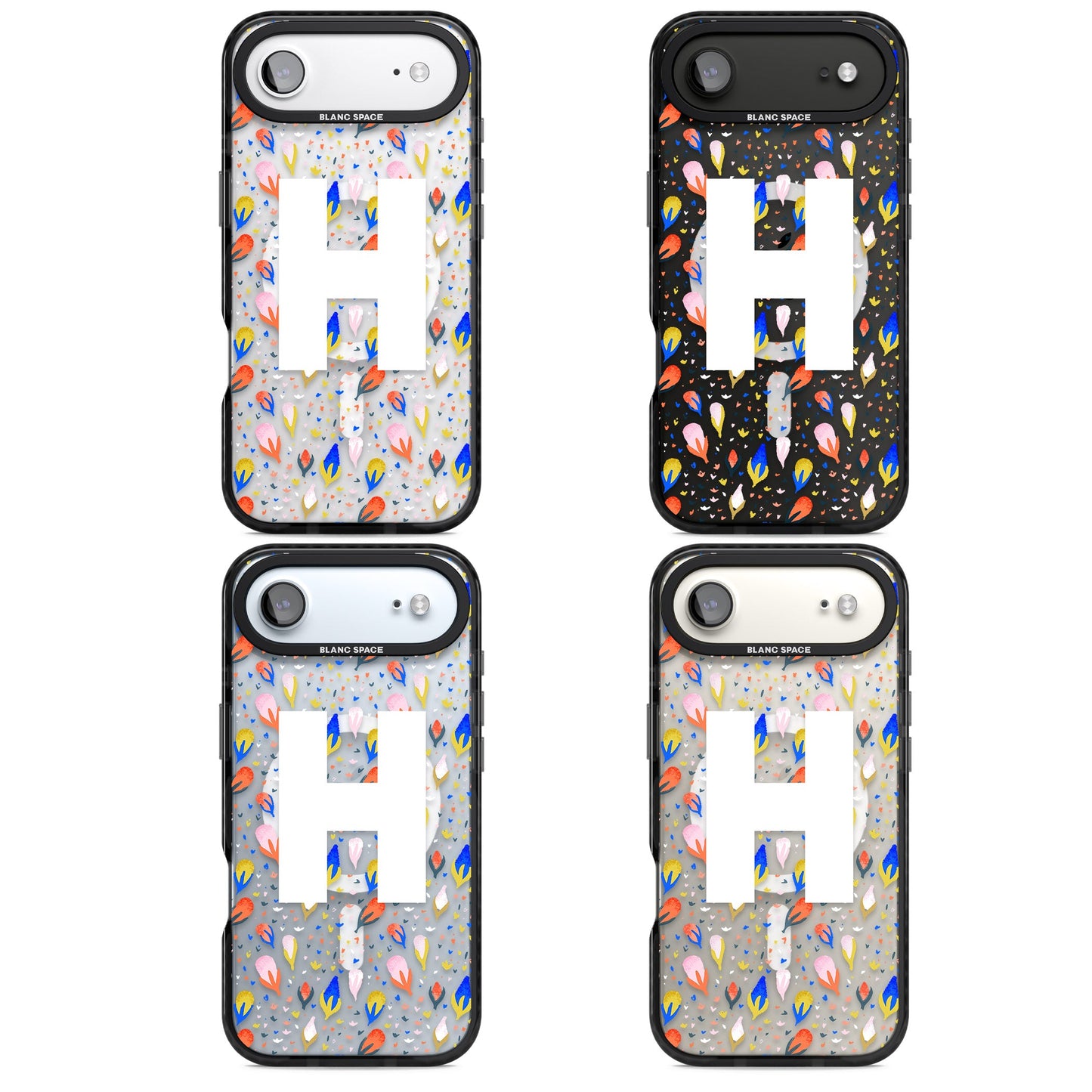 Personalised Abstract Floral Initial