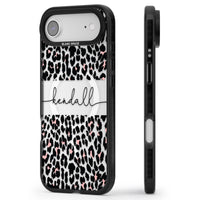 Personalised Cursive Leopard Spots