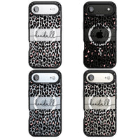 Personalised Cursive Leopard Spots