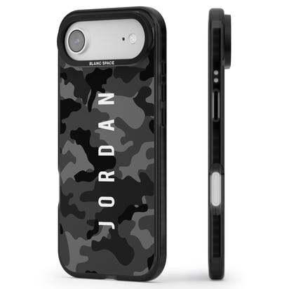 Personalised Black Camouflage Name
