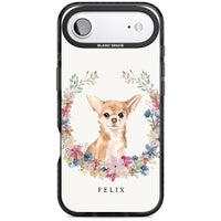 Personalised Chihuahua Floral Portrait