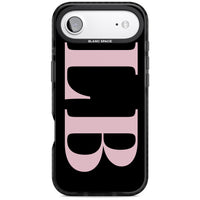 Lettres personnalisées roses et noires vertes