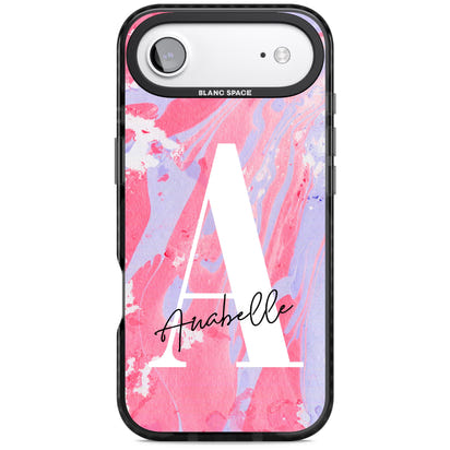 Personalised Pink & Purple Marble