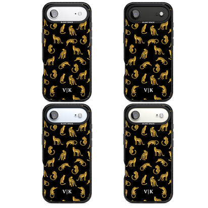 Personalised Gold Cheetah Pattern