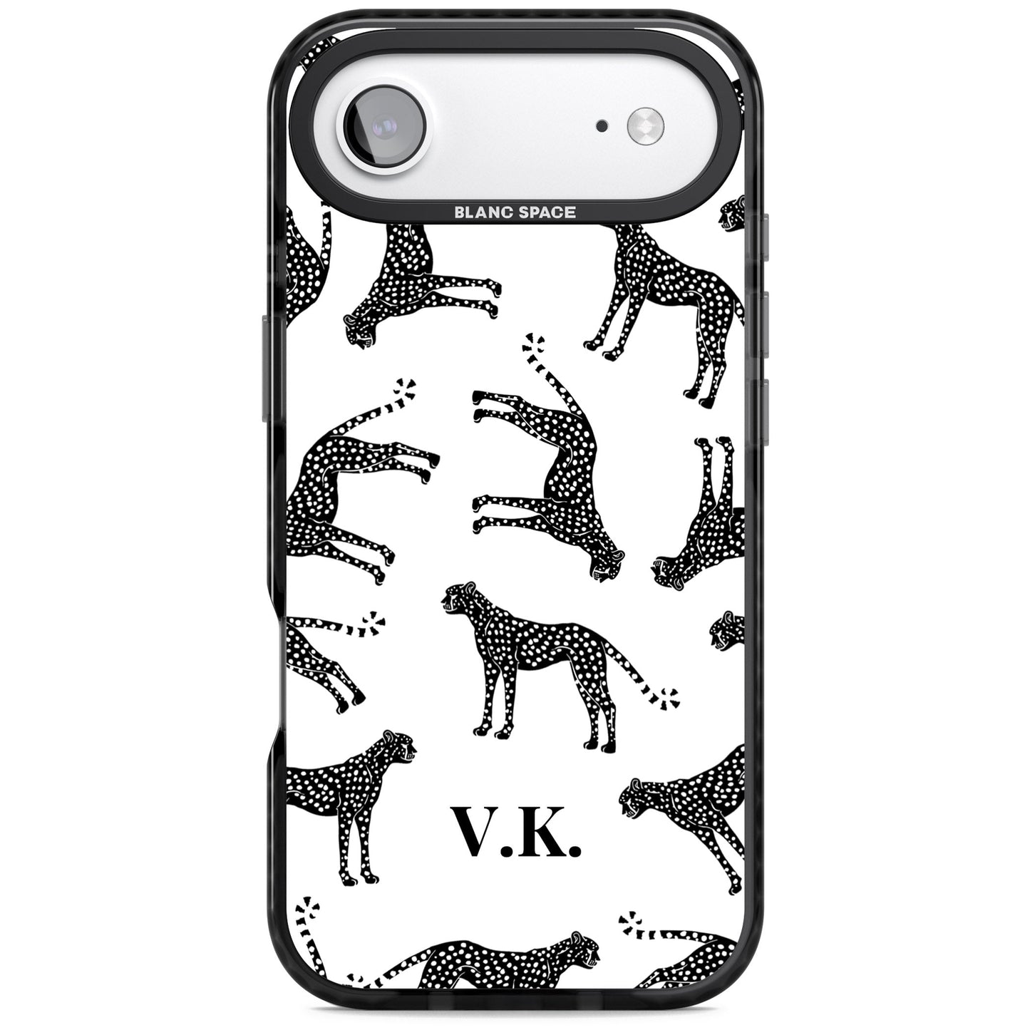 Personalised Black & White Cheetah Pattern