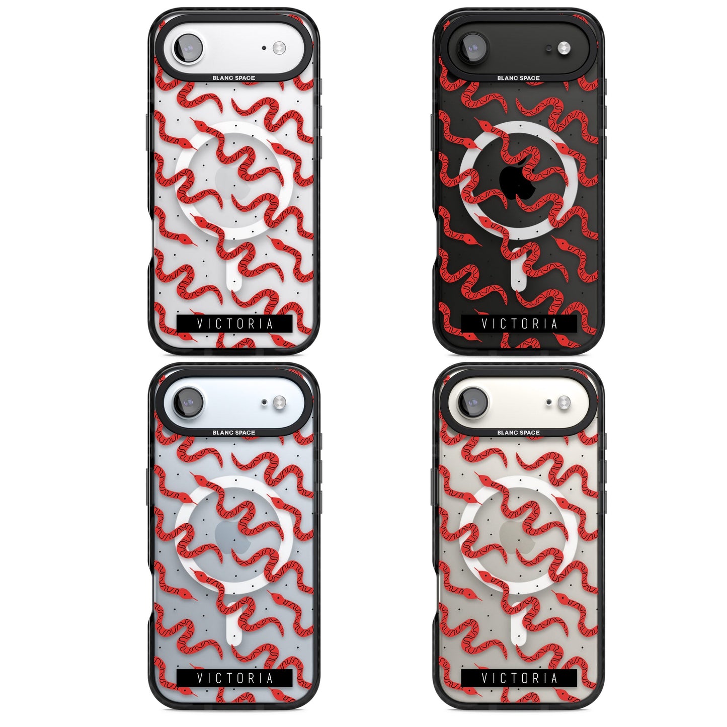 Personalised Red Snake Pattern