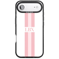 Personalised Minimal Pink Stripe
