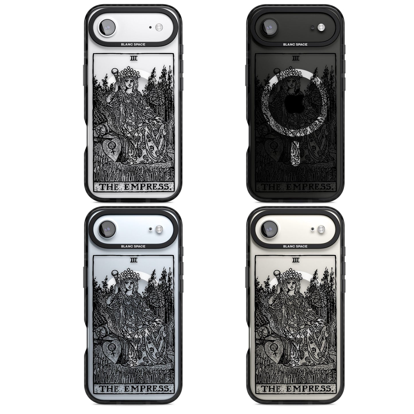 Personalisierte Tarotkarte „Die Kaiserin“ (Transparent)