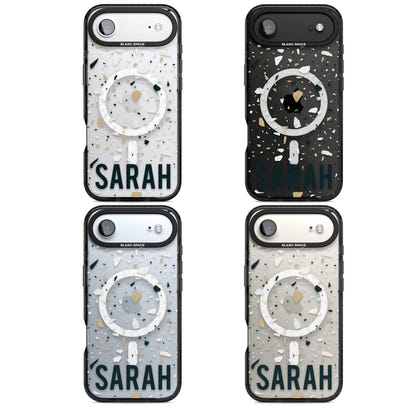 Personalised Terrazzo Blue, Pink, Brown