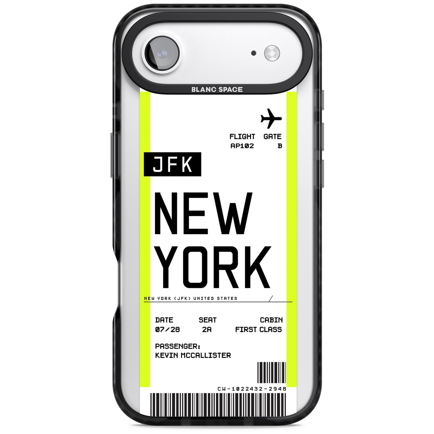 Personalised New York Boarding Pass