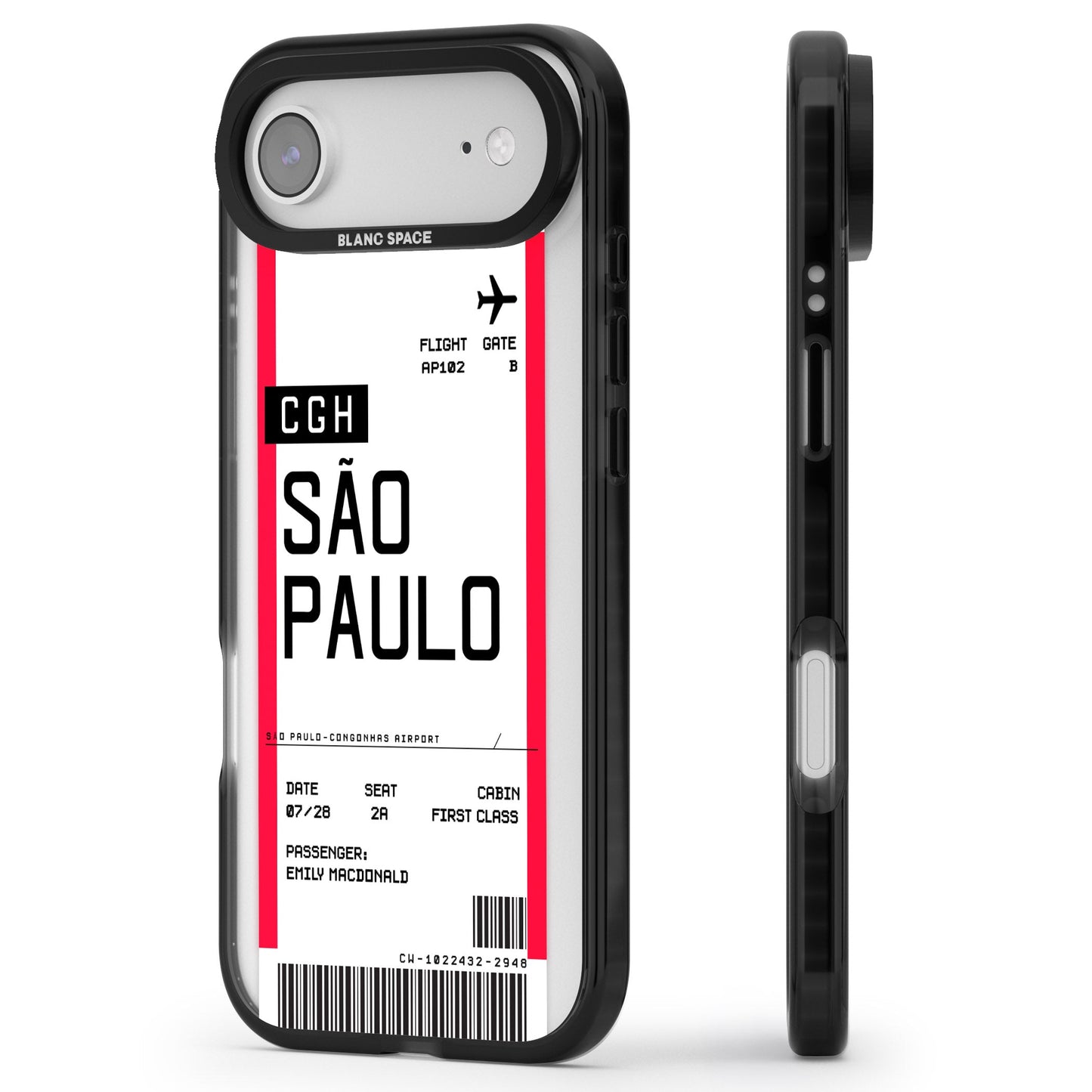 Personalisierte Bordkarte für São Paulo